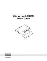 LSU Maytag (LSU/MT) User's Guide - Smart Vend Corporation