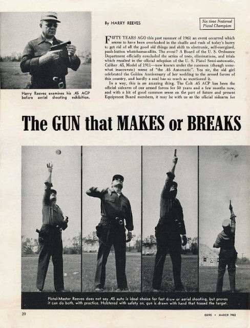 March 1962 - Guns Magazine