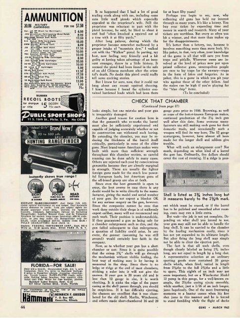 March 1962 - Guns Magazine