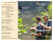 Orientation - WVU School of Medicine - West Virginia University