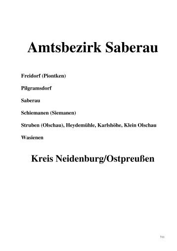 Amtsbezirk Saberau