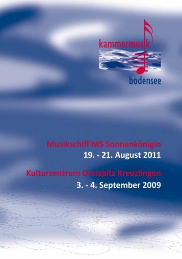 Programm - Kammermusik Bodensee