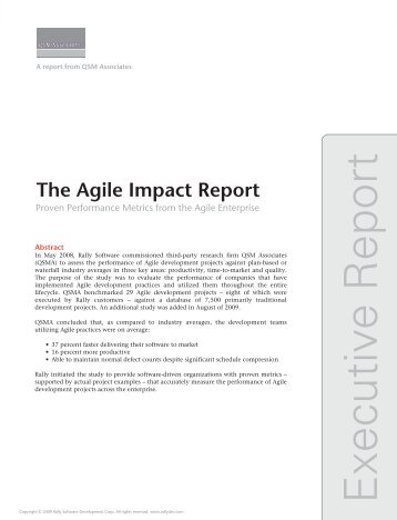 The Agile Impact Report - Rally Software