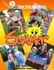 Summer Brochure- complete - Village of Palos Park, Illinois