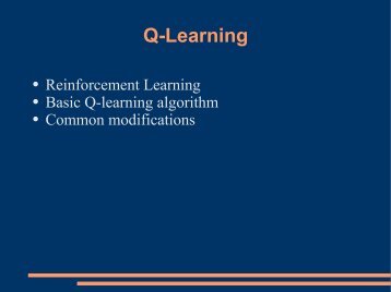 Q-Learning