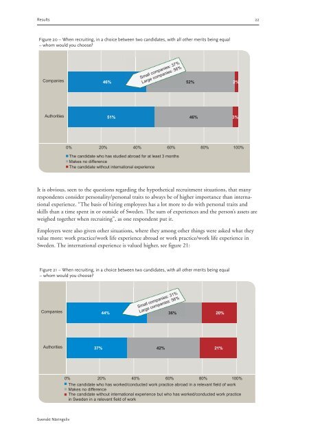 Employers' view on studies abroad - Svenskt NÃ¤ringsliv