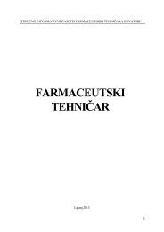 FARMACEUTSKI TEHNIÄAR - HDFT