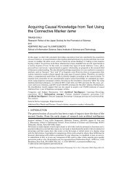 Acquiring Causal Knowledge from Text Using the Connective ...