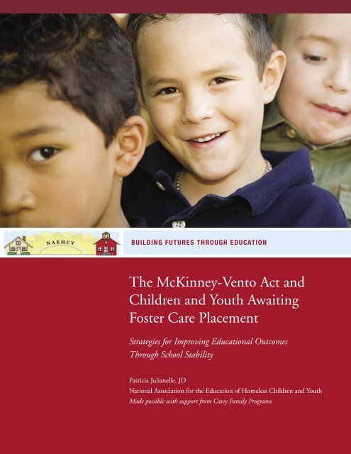 The McKinney-Vento Act and Children and Youth ... - State of Michigan