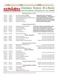 Tentative Conference Schedule At-a-Glance - National Association ...