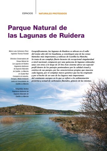 Parque Natural de las Lagunas de Ruidera - redforesta