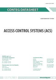 ACCESS CONTROL SYSTEMS (ACS) - Conteg