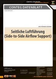 Seitliche LuftfÃ¼hrung (Side-to-Side Airflow Support = STS) - Conteg