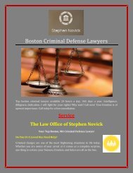 Boston Criminal Defense Lawyers