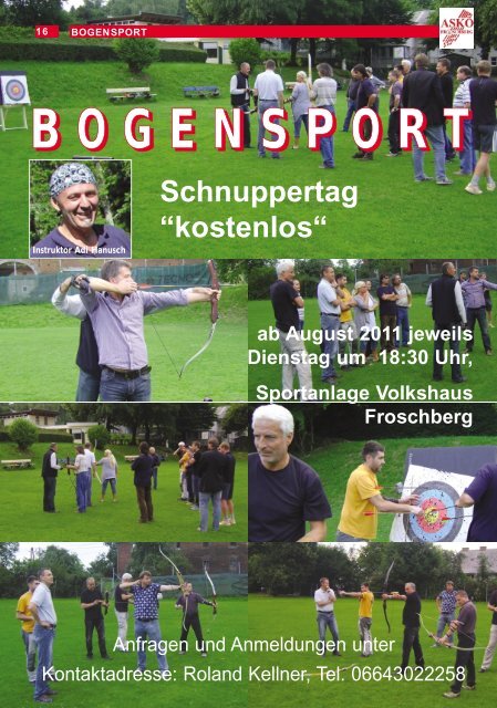 Sportfrosch 2011 01 - Froschberg Hobby