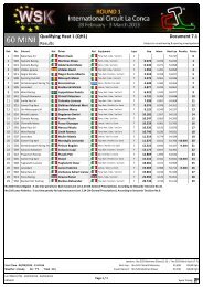 Heat 1 - ROBERT karting