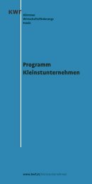 Programm Kleinstunternehmen - KWF