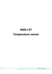 RMS-I-ST Temperature sensor - Conteg
