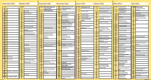 Pfarrkalender Ã¶ffnen - pfarre wels st.josef