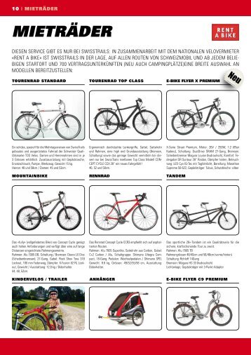 Mietvelo (PDF) - Swiss Trails