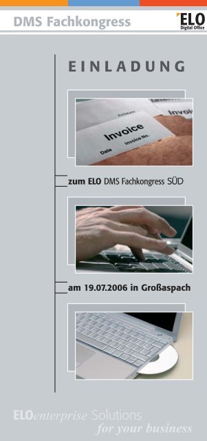 EINLADUNG DMS Fachkongress ELOenterprise - OMNI PC ...