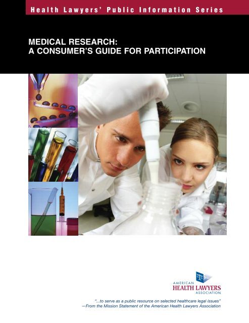 Medical Research: A Consumer's Guide for Participation