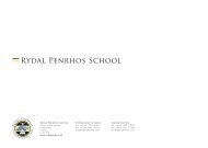 Senior School - Rydal Penrhos School