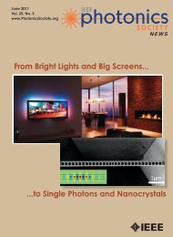 PDF of June Issue - IEEE Photonics Society