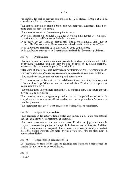 Loi d'application du code civil suisse (LACCS ... - Etat du Valais