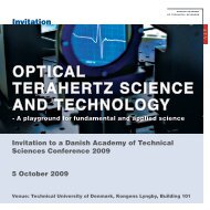 OPTICAL TERAHERTZ SCIENCE AND TECHNOLOGY