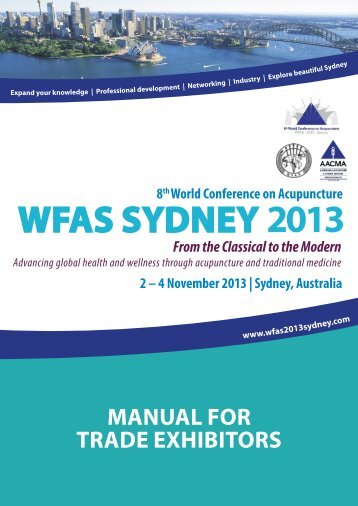 WFAS SYDNEY 2013 - Australian Acupuncture & Chinese Medicine ...