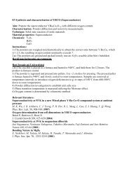 03 Synthesis and characterisation of YBCO (Superconductor) Aim ...