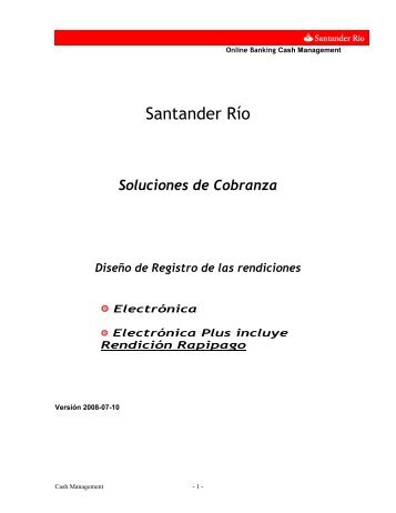 Santander RÃ­o - Banco Santander Rio