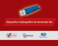 Dispositivo CriptogrÃ¡fico de Santander RÃ­o - Banco Santander RÃ­o