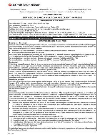 Www Banca Multicanale Unicredit servizio documenti in banca unicredit Www Banca Multicanale Unicredit servizio documenti in banca unicredit