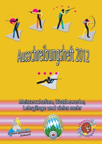 Ausschreibungsheft BSSB 2012 - Gau Rosenheim