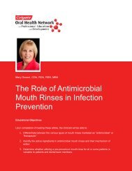 The Role of Antimicrobial Mouth Rinses in Infection Prevention