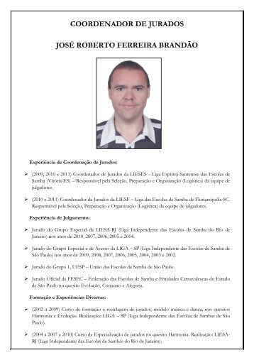 COORDENADOR DE JURADOS JOSÉ ROBERTO ... - clicRBS