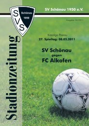 FC Alkofen - SV Schönau