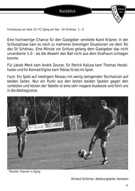 SpVgg Pleinting k - SV Schönau