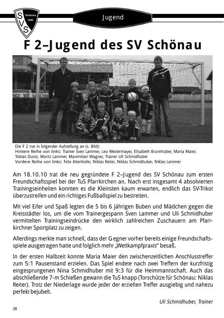 SpVgg Pleinting k - SV Schönau