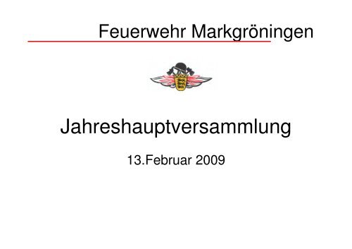 Jahreshauptversammlung 13.02.2009 als pdf-Datei - Feuerwehr ...