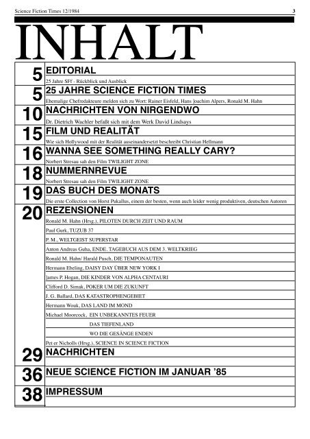 SFT 1/84 - Science Fiction Times