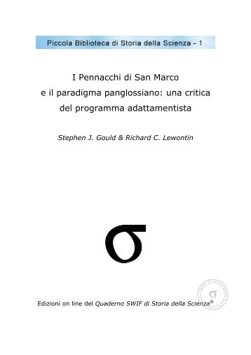 I pennacchi di San Marco e il paradigma panglossiano - Swif