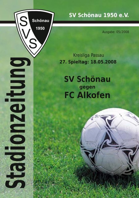 Stadionzeitung - SV Schönau