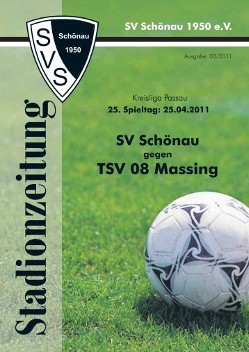 SV Schönau TSV 08 Massing gegen