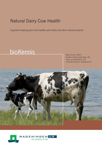 Natural Dairy Cow Health A guide to keeping your herd ... - Fyto-V