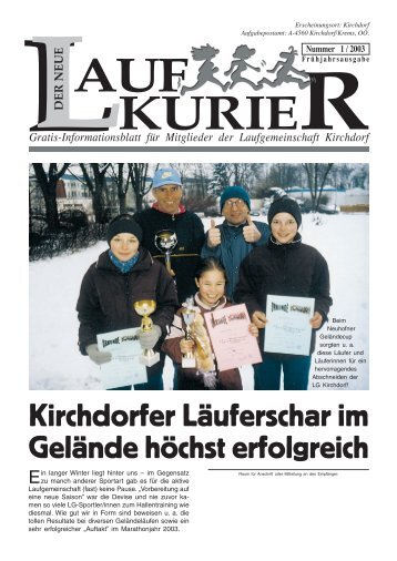 Ausgabe 1 - Laufgemeinschaft Kirchdorf