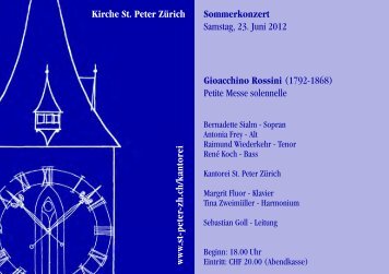 Flyer als pdf - Kirche St. Peter