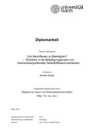 PDF downloaden - der ARGE : Selbsthilfe Ãsterreich